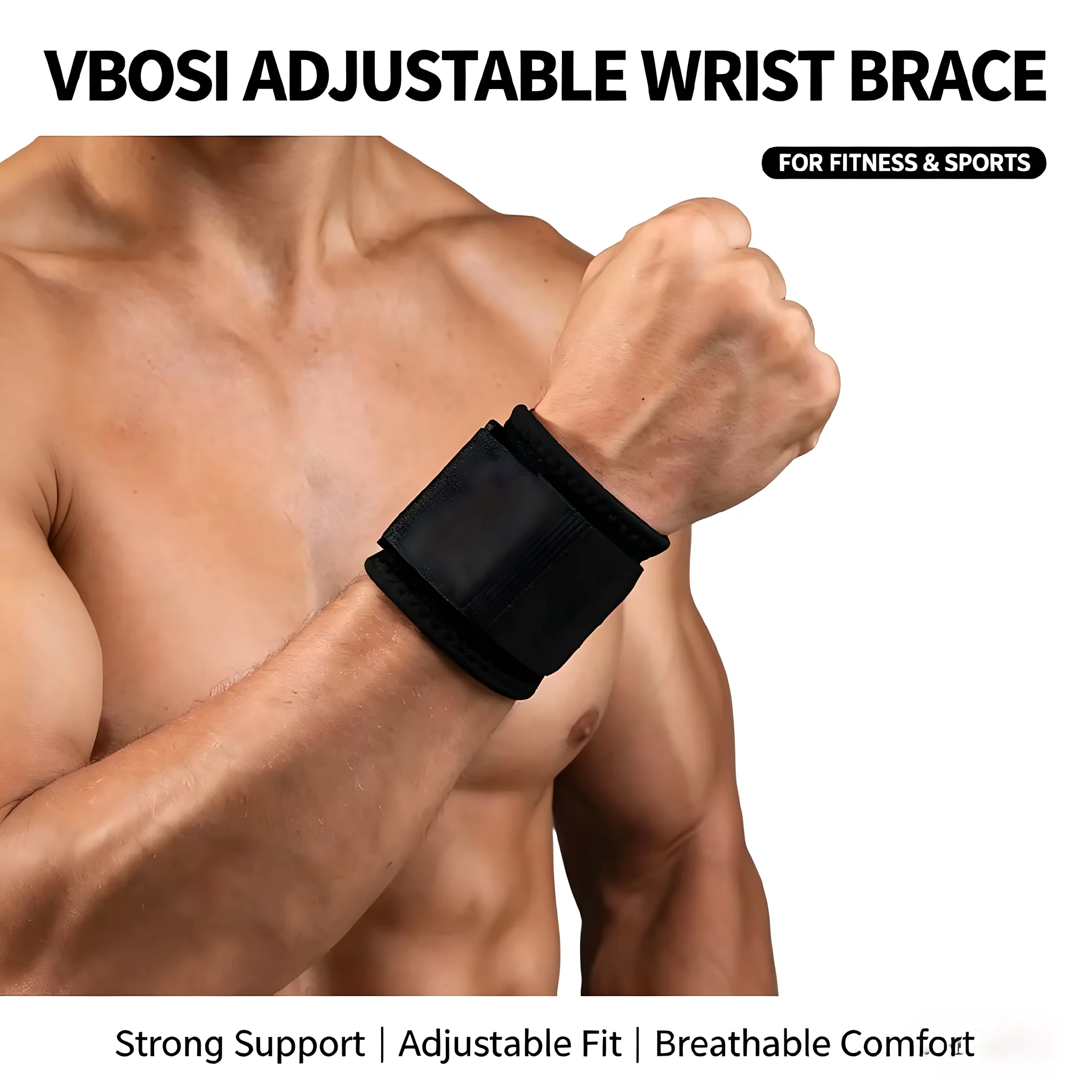 Wrist Wrap Support - Профессиональные дышащие бинты для запястий для