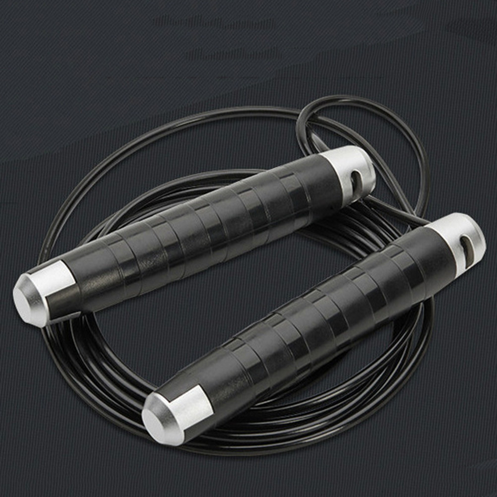 Черная стальная скакалка с под – обзор и цена Jump Rope Speed Bearing