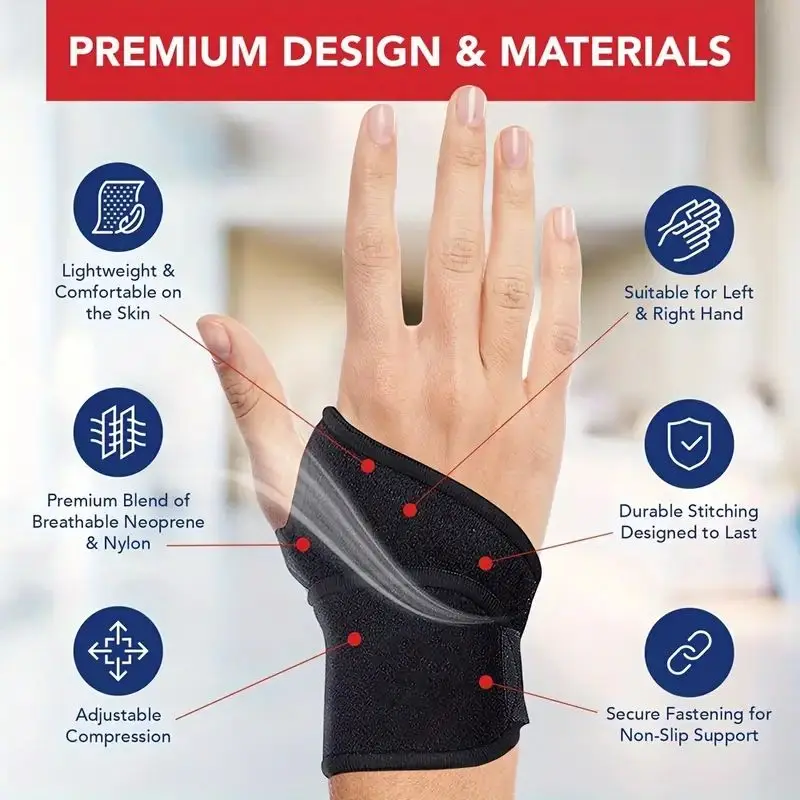 Регулируемый бандаж на запясть – обзор и цена Wrist Wrap Support