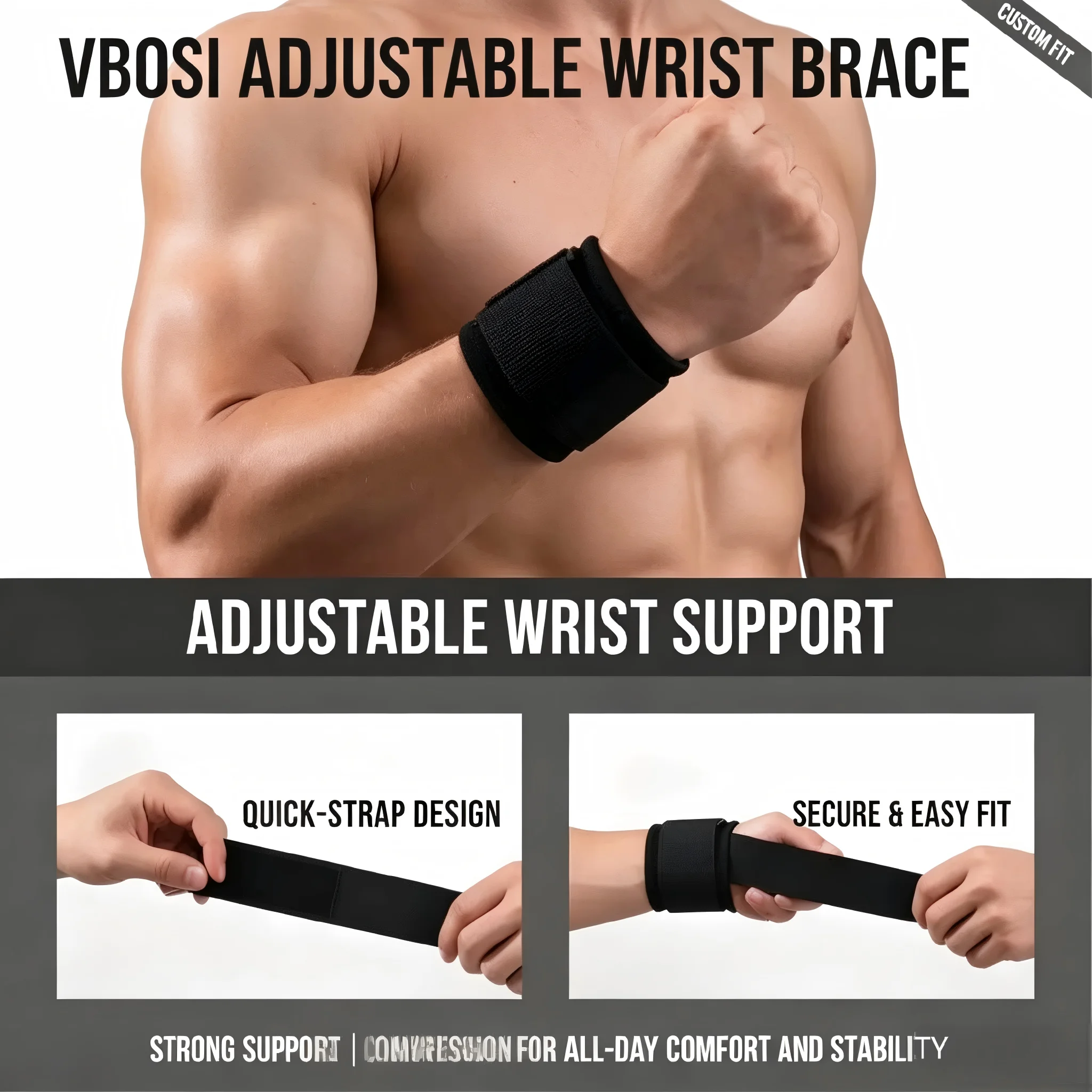 Профессиональные дышащие бинты – обзор и цена Wrist Wrap Support